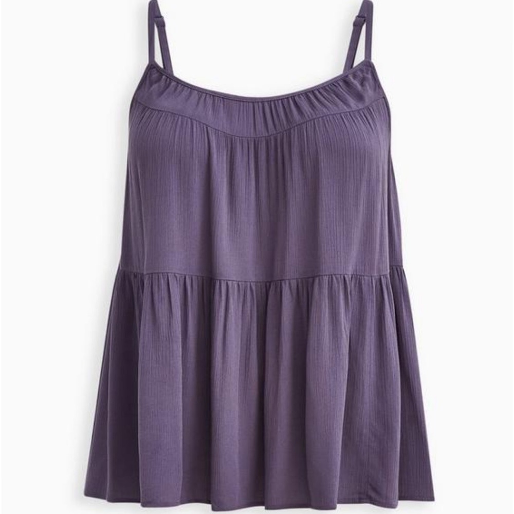 Torrid Gauze Tiered Cami